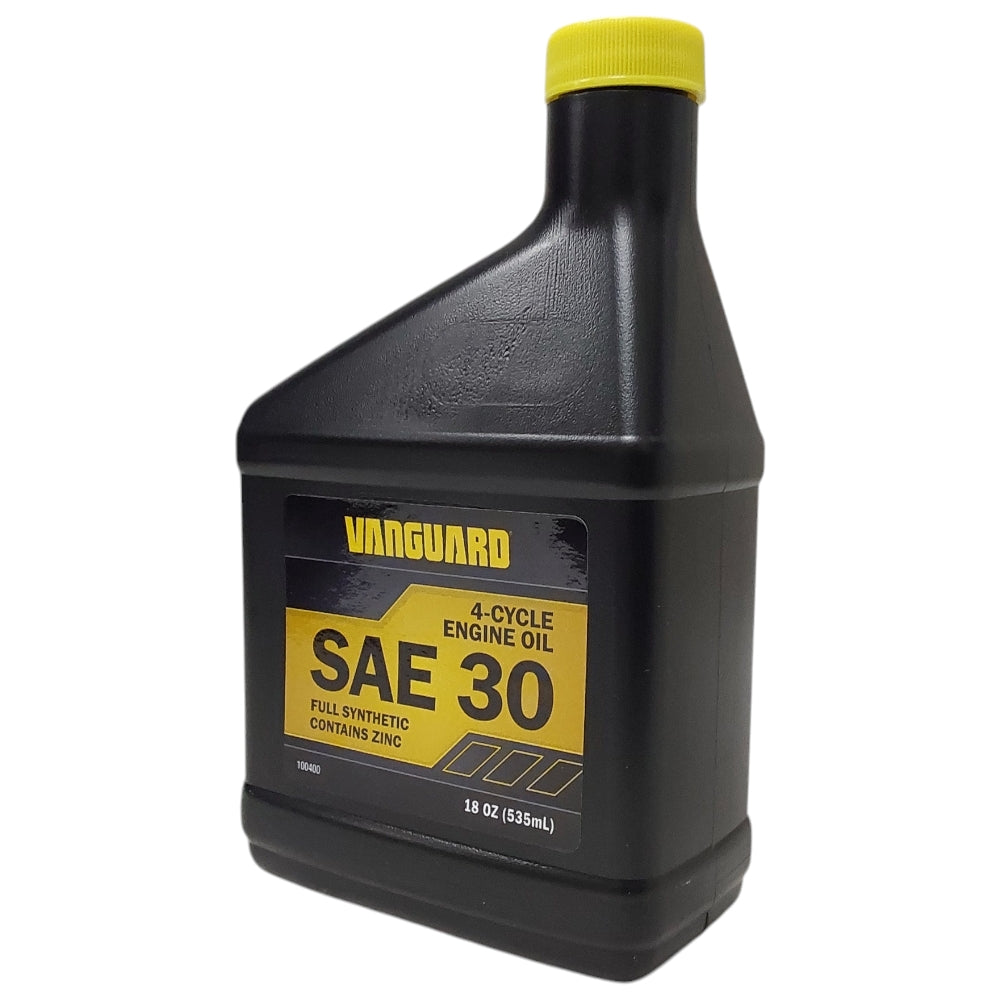 Briggs & Stratton SAE30 Vanguard Full Synthetic Commercial Engine Oil, 18 oz Bottle