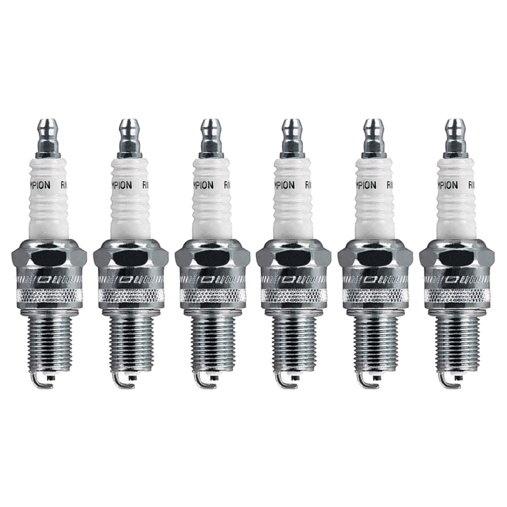 6 Pack Champion RN11YC Spark Plugs