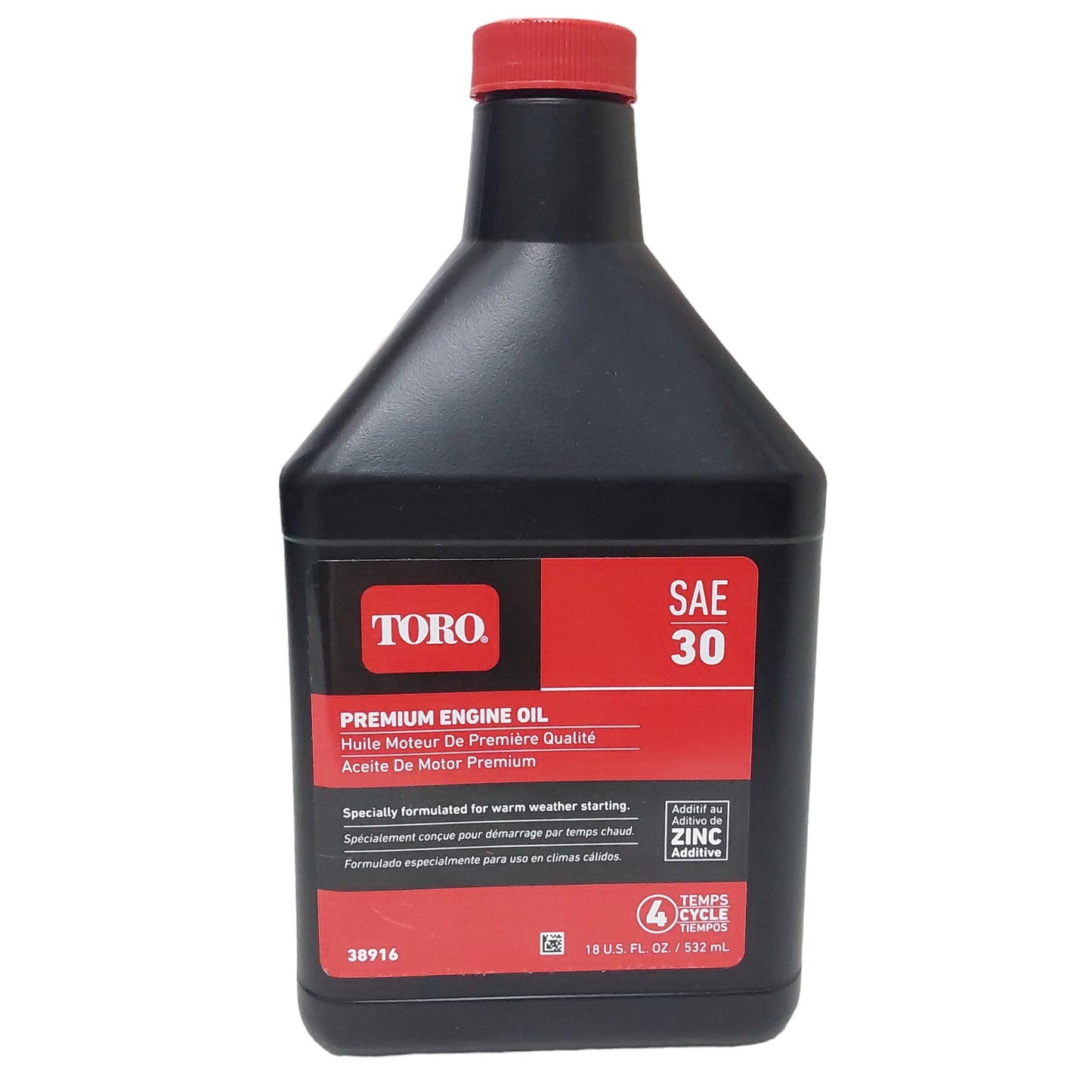 Aceite Toro SAE30 para cortadoras de césped 18OZ