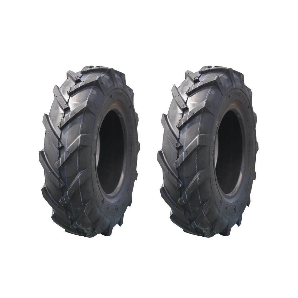 (2) 4.80-8 4.80x8 / 4.00-8 4.00x8 2PR AG Tbls Lug Garden Tiller Snow Tires