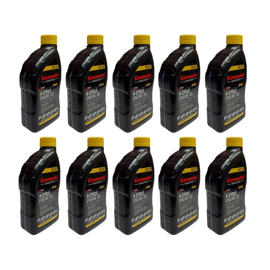 Proven Part 12-Pack Kawasaki Ktech 4-Cycle Engine Oil Sae30 1 Qt Bottles- 99969-6281