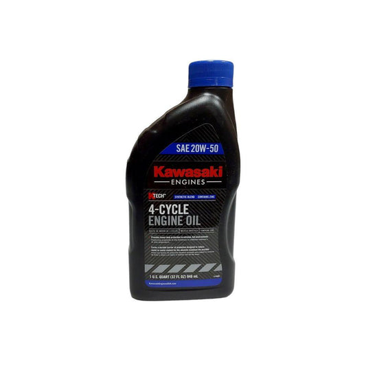 Proven Part 12-Pack Kawasaki Ktech 4-Cycle Engine Oil 20W-50 1 Qt Bottles- 99969-6298