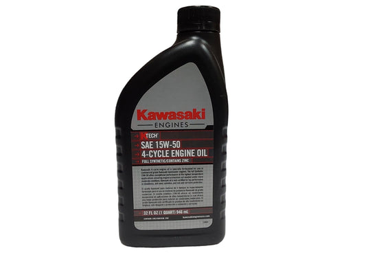 Proven Part 1- Kawasaki Ktech 4-Cycle Engine Oil  15W-50 Full Synthetic 1 Qt Bottles- 99969-6501