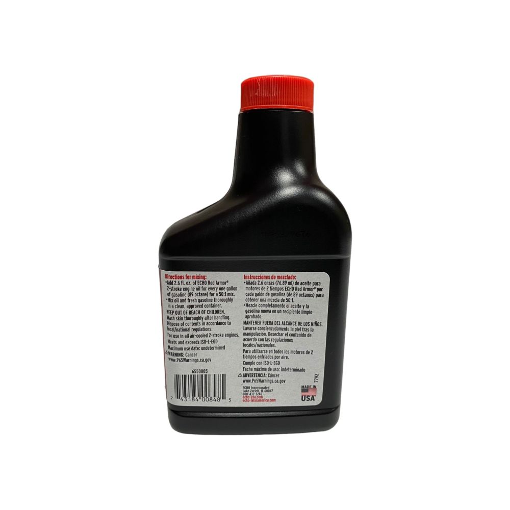 12-Pack Echo Red Armor 5 Gallon Mix 2-Cycle Oil 13Oz- 6550005