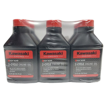 Proven Part 48-Pack Kawasaki Ktech 2-Cycle Oil Mix 5.2Oz 2 Gallon Mix- 99969-6083C