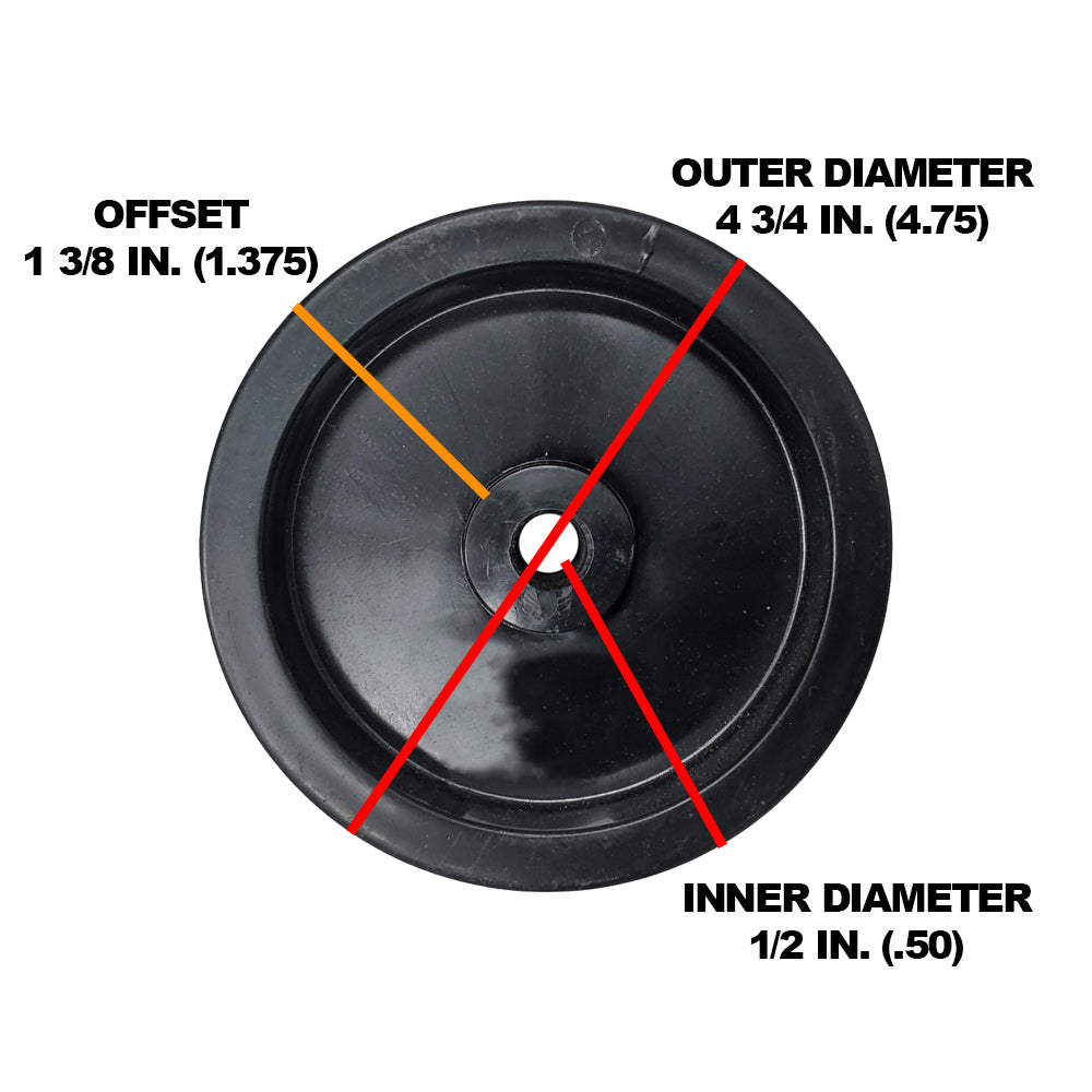 Oregon 72-318 Mower Deck Wheel 4-3/4" x 1-3/8" Fits MTD 734-0973 734-973