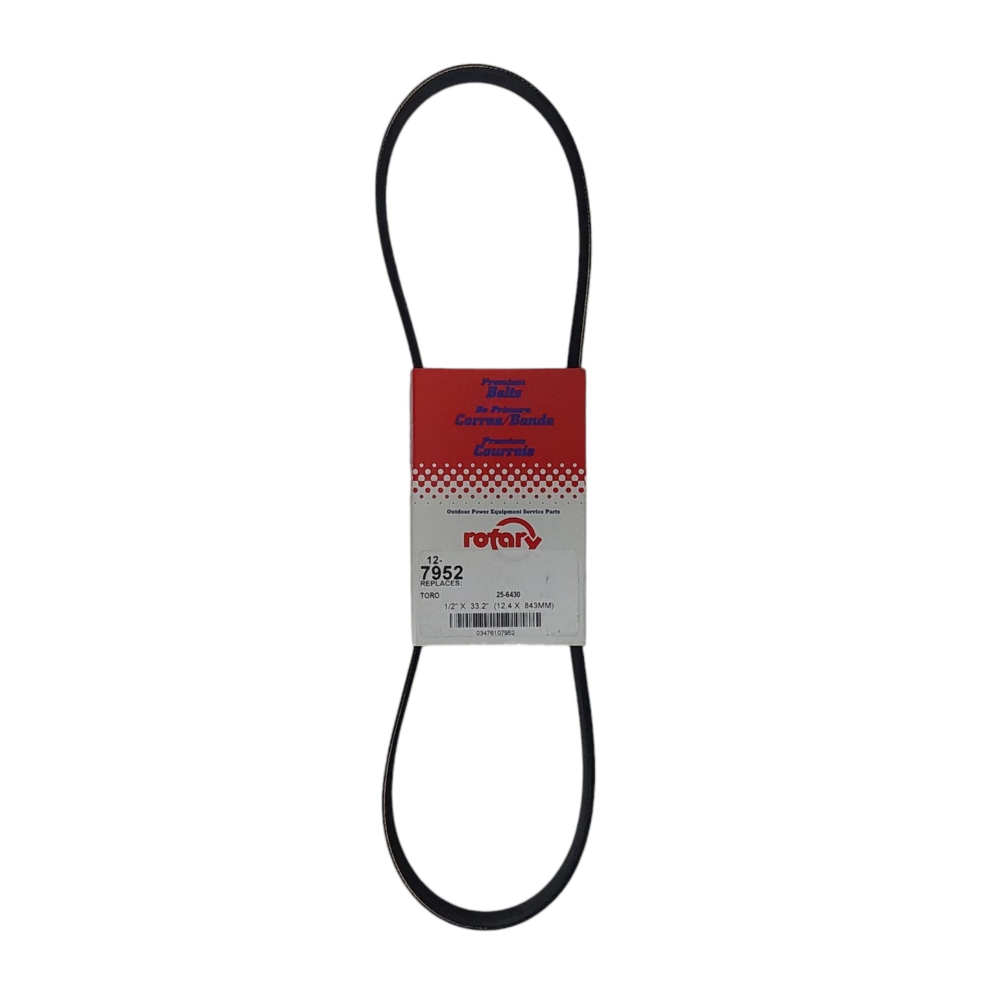 SnowBlower Belt Fits Toro Snowmaster S200 & S620 25-6430