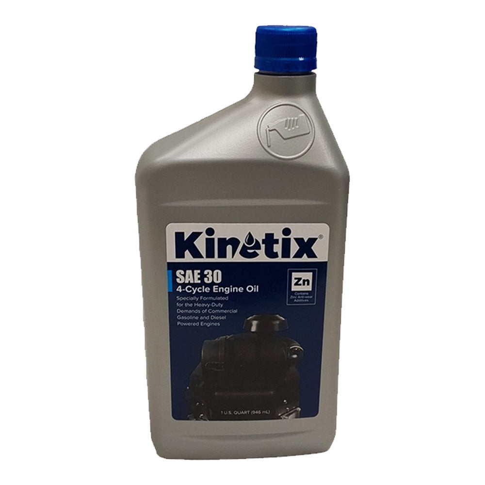 12PK Quart Kinetix High Performance Small Engine SAE 30Oil 80003 4-Cycle Engine