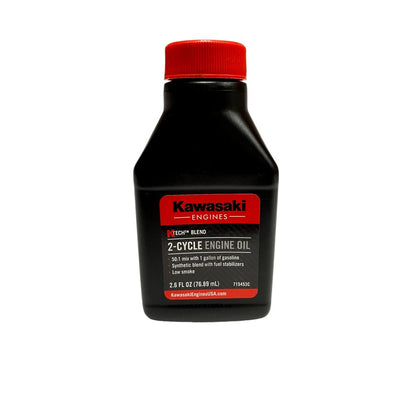 Proven Part 12-Pack Kawasaki Ktech 2-Cycle Oil Mix 2.6Oz 1 Gallon Mix- 99969-6082C