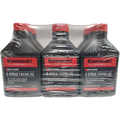 Proven Part 48-Pack Kawasaki Ktech 2-Cycle Oil Mix 6.4Oz 2.5 Gallon Mix- 99969-6084C