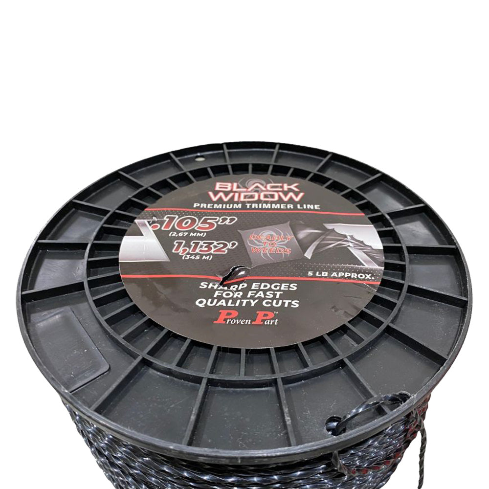 Proven Part Twisted Trimmer Line Delivers Extra Sharp Edges .105 5Lb