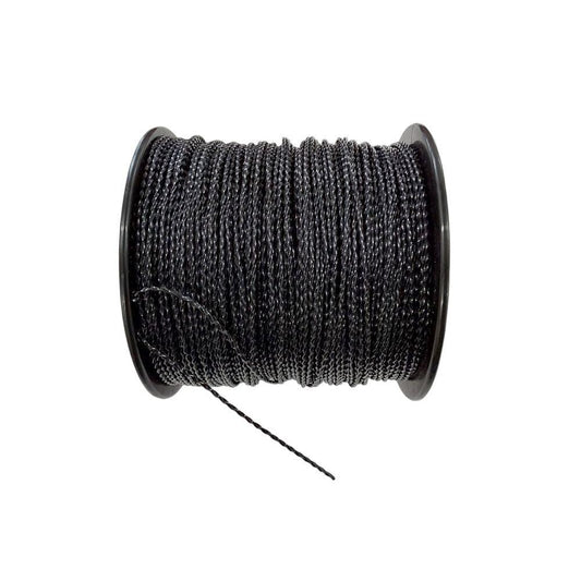 La línea de recortadora trenzada de pieza probada ofrece bordes extra afilados .095 5 lb