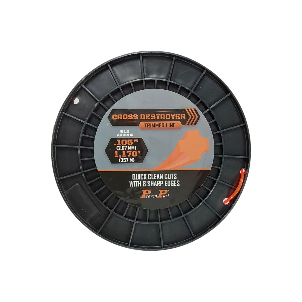 Proven Part Cross Destroyer 8 Sided Professional Trimmer Line .105 5Lb