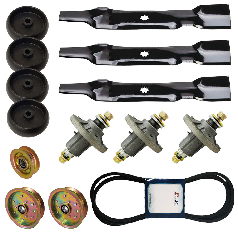 Proven Part 48" Full Deck Rebuild Kit For John Deere GY20996 L120 L130 2002 2003 2004