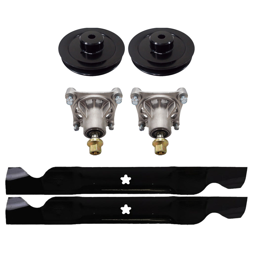 Proven Part Spindles Blades For Husqvarna 46 Inch Deck Z246 Z246i RZ 4621 4622T 4623