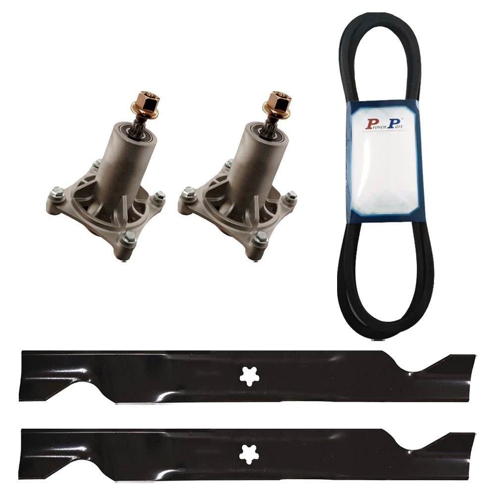 Proven Part Deck Rebuild Kit Blades Belt Spindles For 405380 405143 187292 192870 532405143 532187290 Fits Husqvarna Fits Craftsman