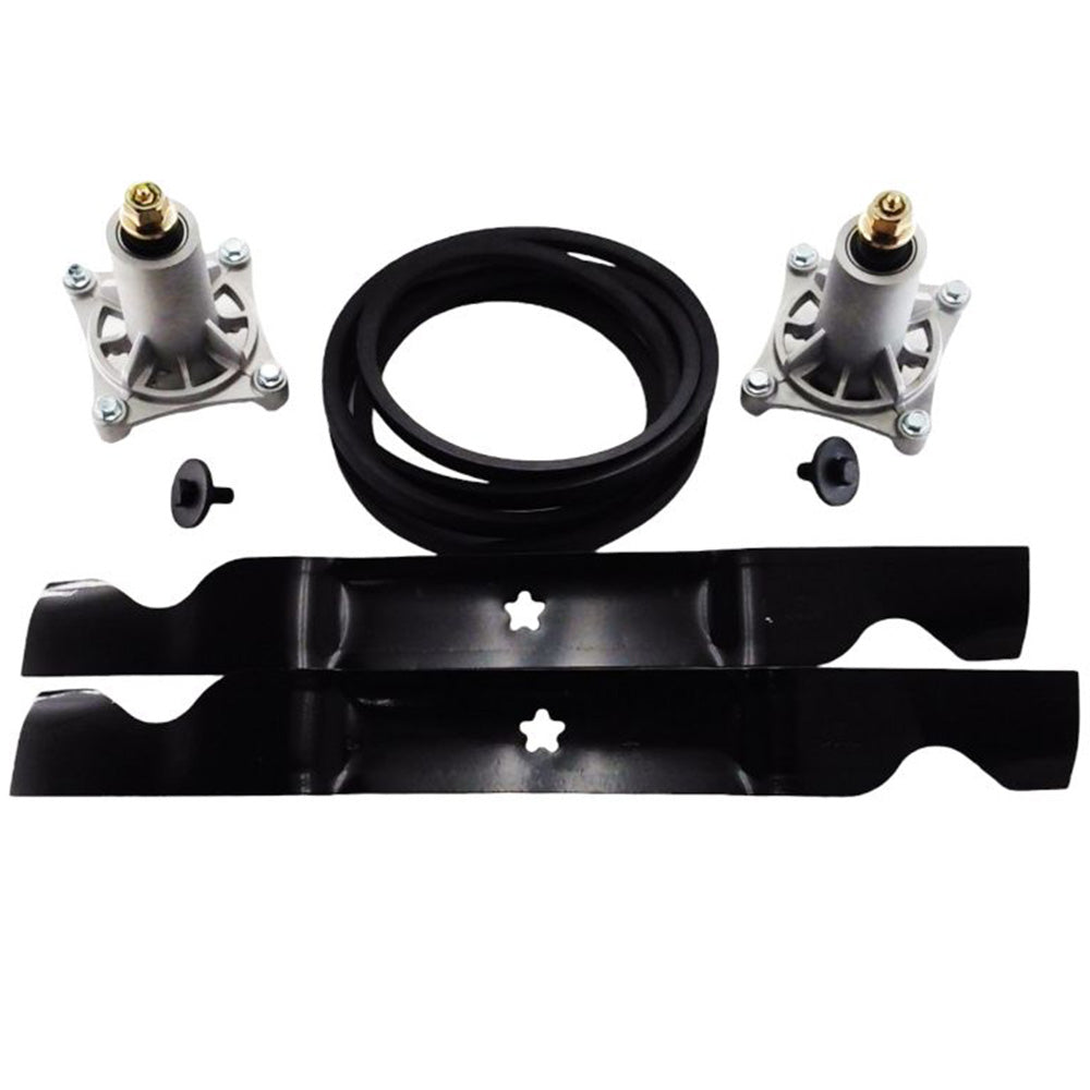Proven Part Deck Rebuild Kit For Spindles 187292 532 18 72-81 Blades 127843 138971 532 12 78-43 Belt 197253 21546422 AYP 42 Inch Deck
