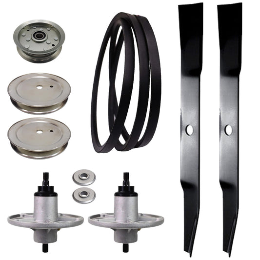 Proven Part  Deck Kit Spindles Blades Belt Pulleys Adapters 10001709Ma 690387 494199