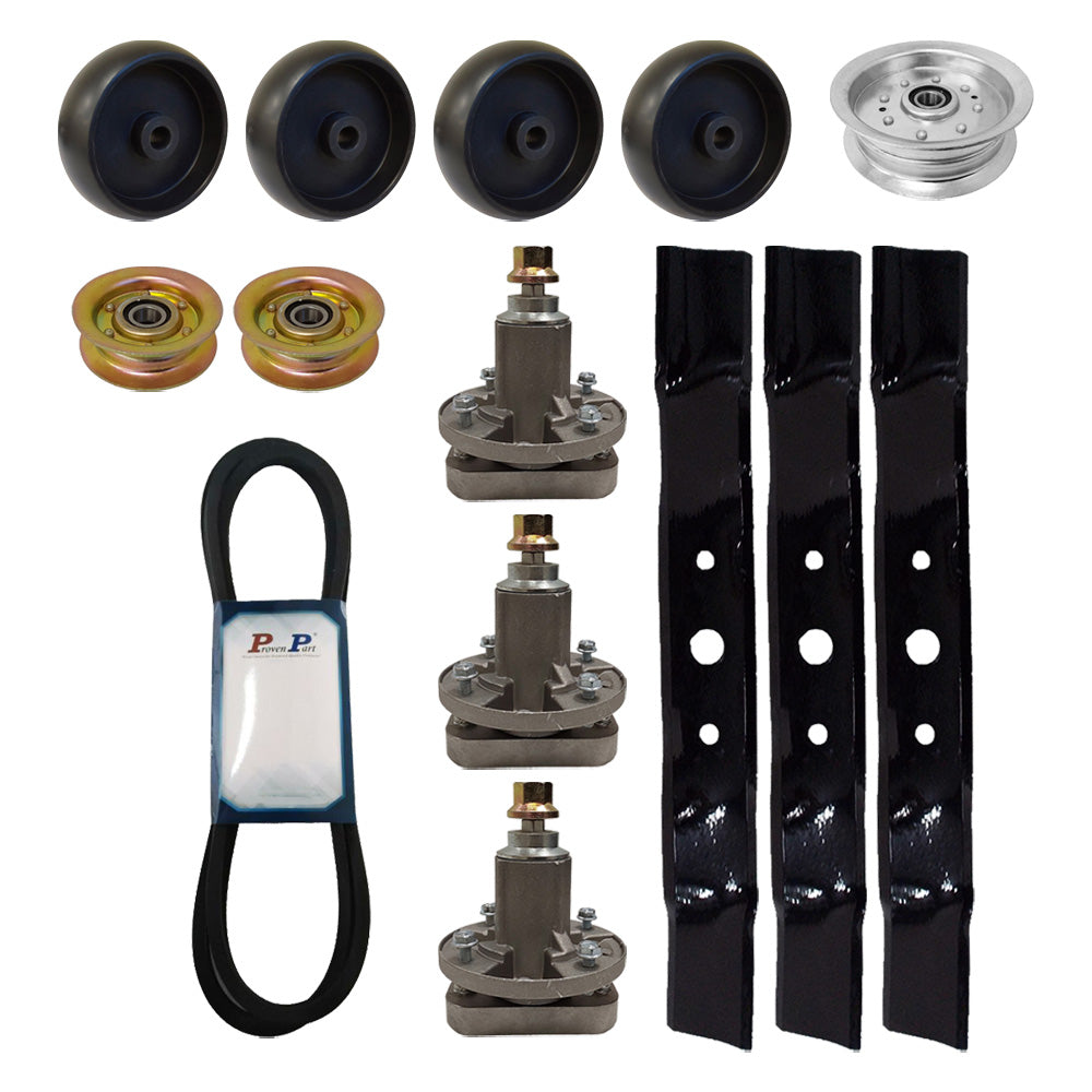 Proven Part 48 Inch Rebuild Deck Kit Compatible With John Deere L120 L130 Mowers GX20305 GX20250 GY20050 GY20067 GY20110