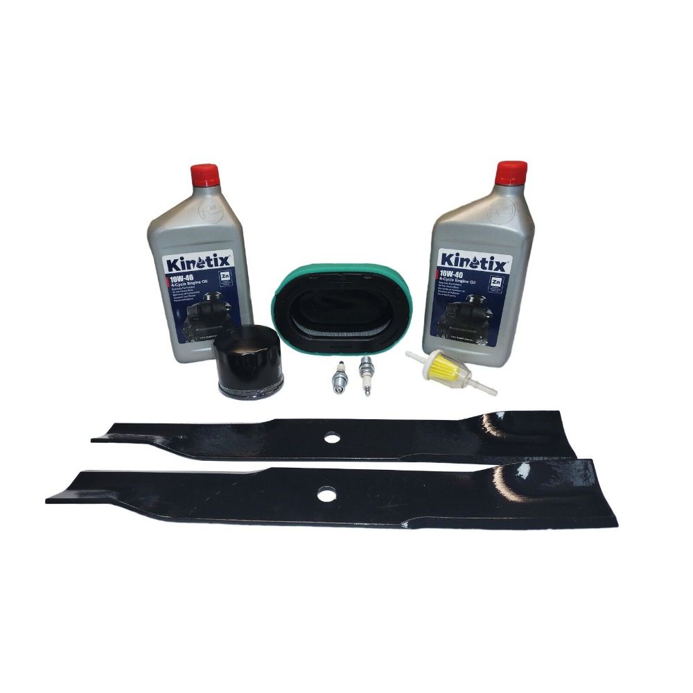 TUNE UP MAINTENANCE KIT BLADES FILTERS W/ KOHLER OIL FOR HUSTLER RAPTOR 42"