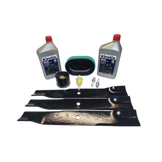 Proven Part Maintenance Tune Up Kit Blades Oil Fuel Filter For 52" Hustler RaPTOr & Limited