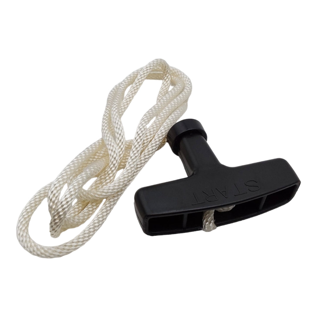 RECOIL HANDLE AND FOUR FOOT #4 ROPE FOR REPAIR FITS MANY BRANDS