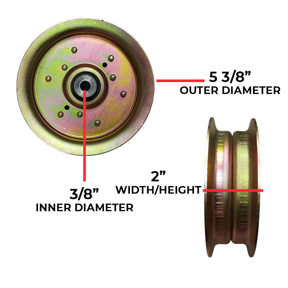 Proven Part Complete 48" Deck Pulley Belt Kit For Husqvarna YTH2348 YTH22K48 YTH23K48 48"
