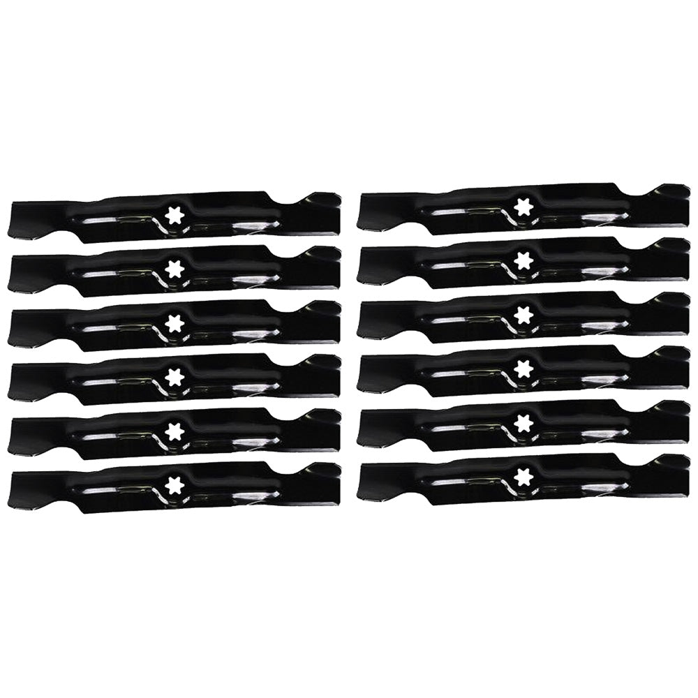 12-PACK MULCHING MOWER BLADE FITS MTD 942-04043C