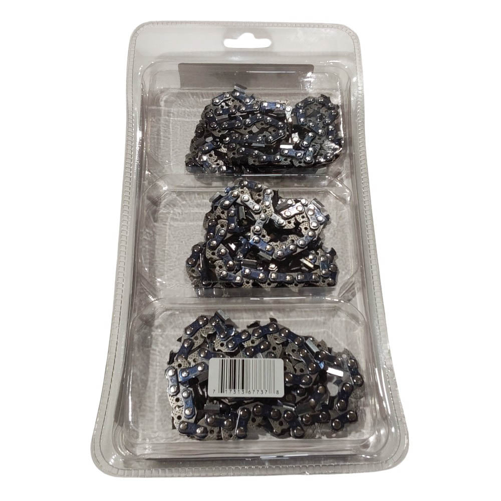 Proven Part 3x Full Chisel Chain 0.325 .050 62DL Fits Stihl 021, 025, 025C, 70, MS 230