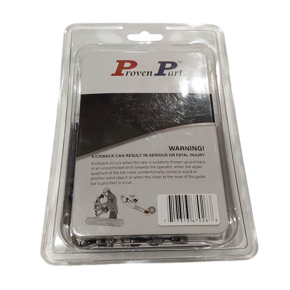 Proven Part Professional Full Chisel Saw Chain 3/8" LP .050" 62DL