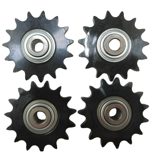 Proven Part Four Pack Roller Chain Idler Sprockets 1/2 Inch Bore Outside Diameter 3.17 Inches For 126-9108 126-9274 116-6719