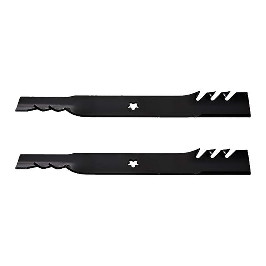 Proven Part Set Of 2 Lawn Mower Mulching Blades Compatible With Husqvarna 532138971 138971 777134149