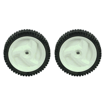 Proven Part (2) Mower Front Drive Wheels White 532403111 194231X427 583719501 Compatible With Most Craftsman Self Propelled Mowers 22 In