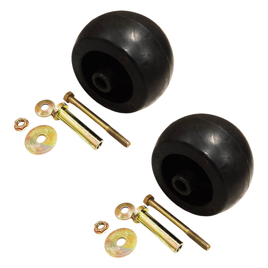 Proven Part Set Of 2 Anti Scalp Mower Deck Wheels With Hardware For 103-3168 103-4051 103-7263 116-9981 210-169