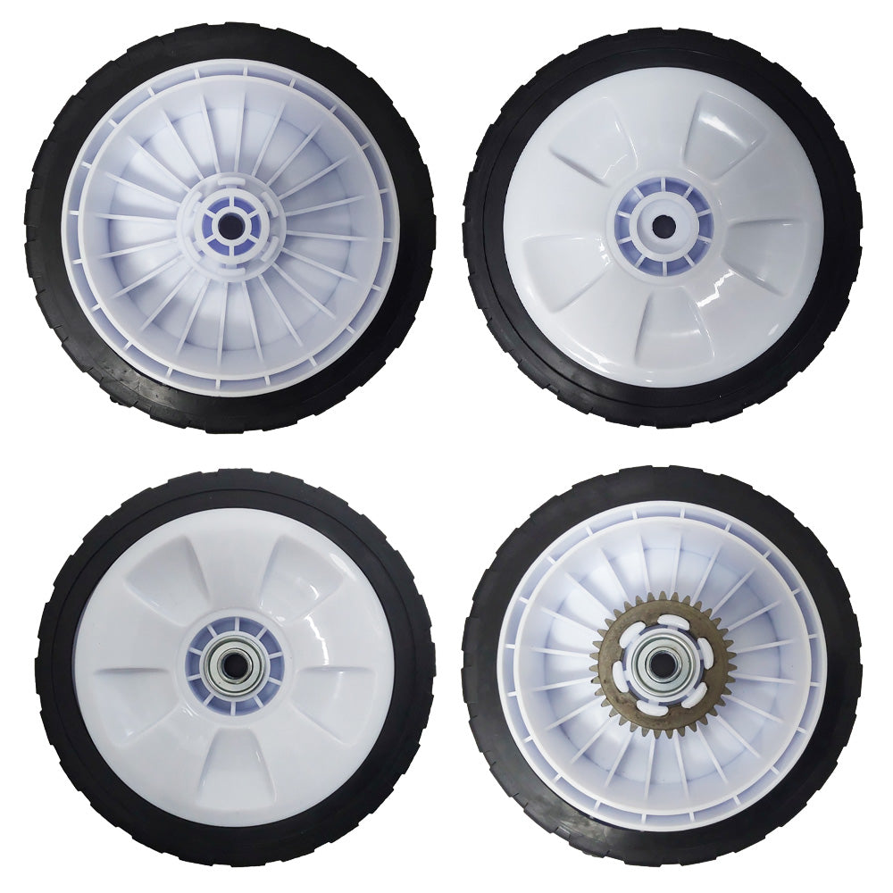 Proven Part Wheel Kit For Honda HRR (2) Front 44710-VL0-L02ZB and (2) Rear 42710-VE2-M02ZE