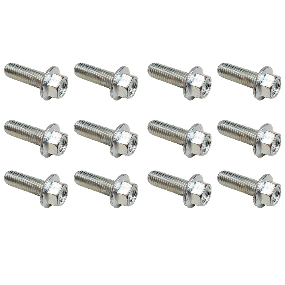 12 PACK 19M7786 REPLACEMENT BLADE BOLTS L100 L110 L118 L120 L130 SABRE 1642 1742 2048