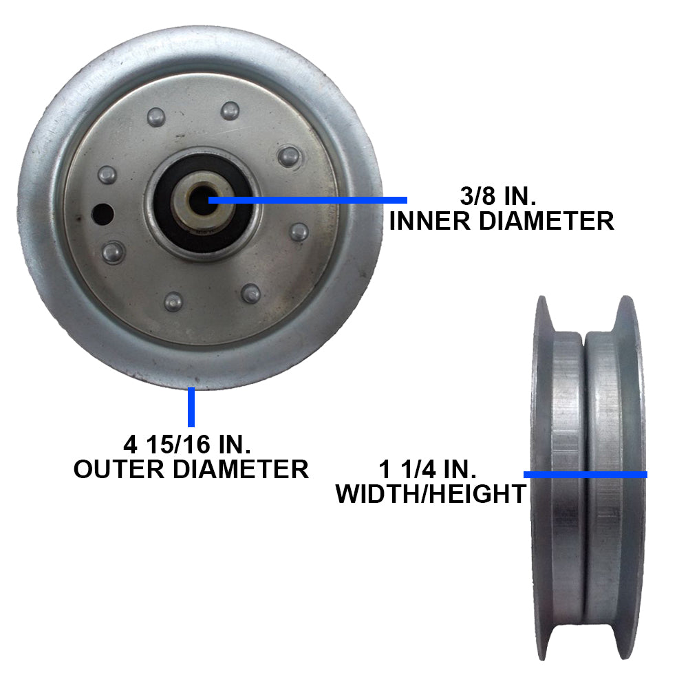Proven Part Flat Idler Pulley For Snapper 7023966YP 756-1229