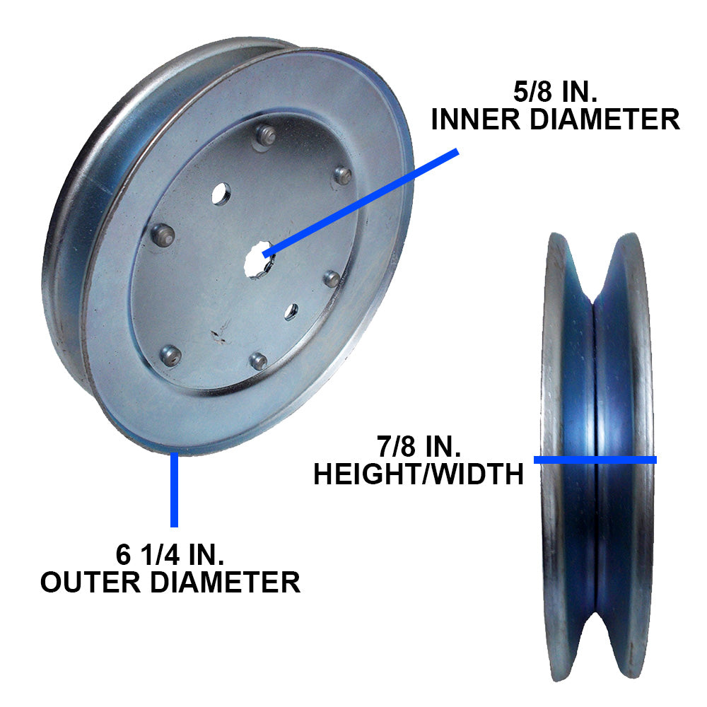 Proven Part Mower Pulley 195945 197473 78-062 and Spindle 187292 192870 532187292 82-026