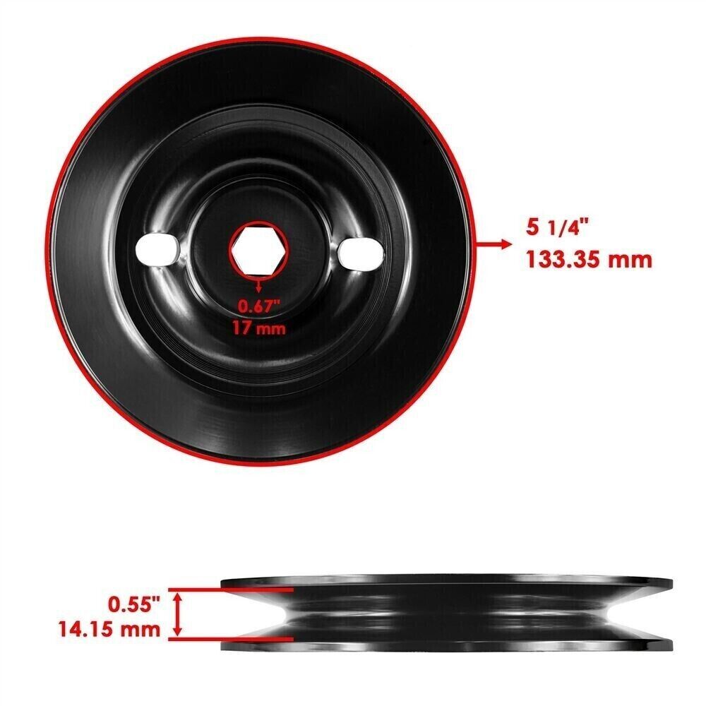 Proven Part Mower Deck Kit Blades Spindle Fits John Deere LA145 LA165 D140 D150 D160 X140 X1