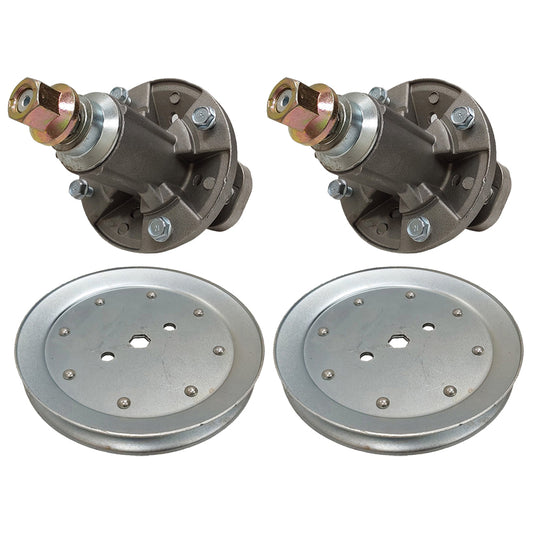 Proven Part Gy20050 Gx20367 Spindle And Pulley For John Deere L105 L107 L110 L108 2 Pk