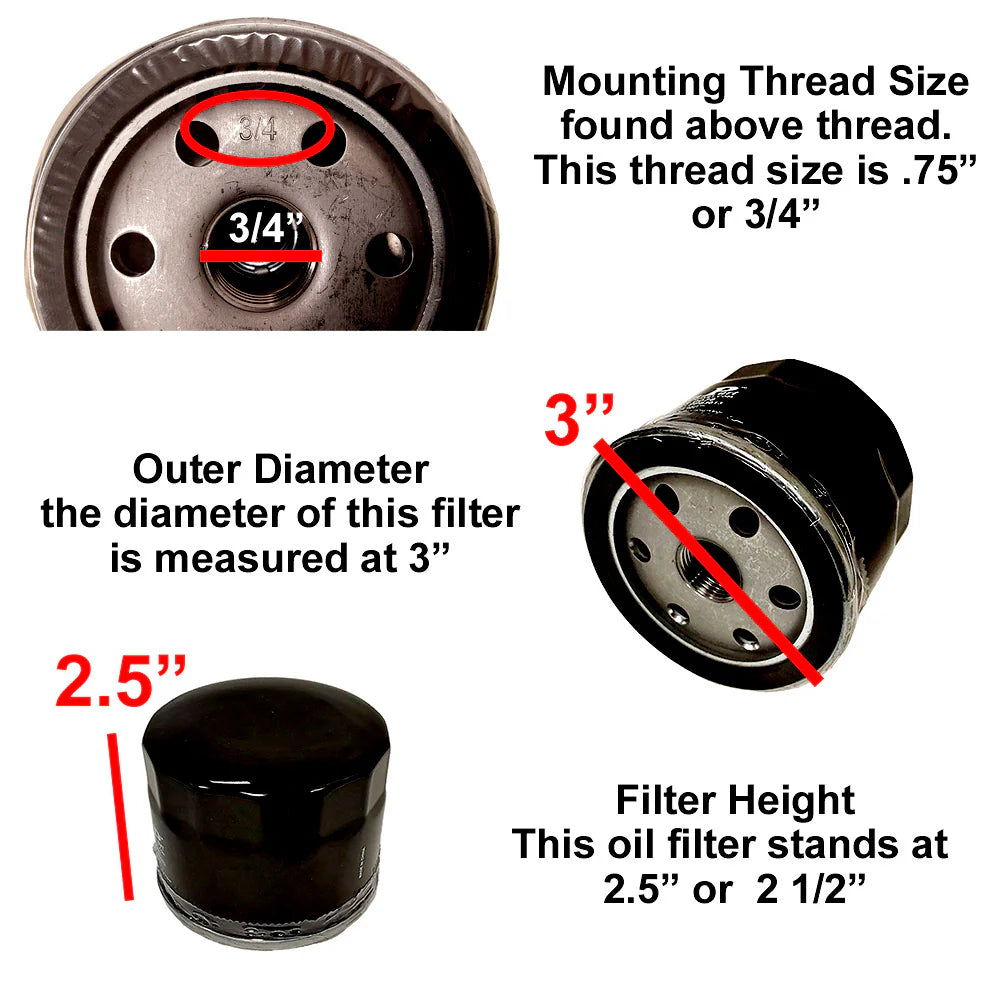 Mower Engine Tune-Up Kit For Briggs Stratton 24-26 Hp Motor 445877 44H777 44K777