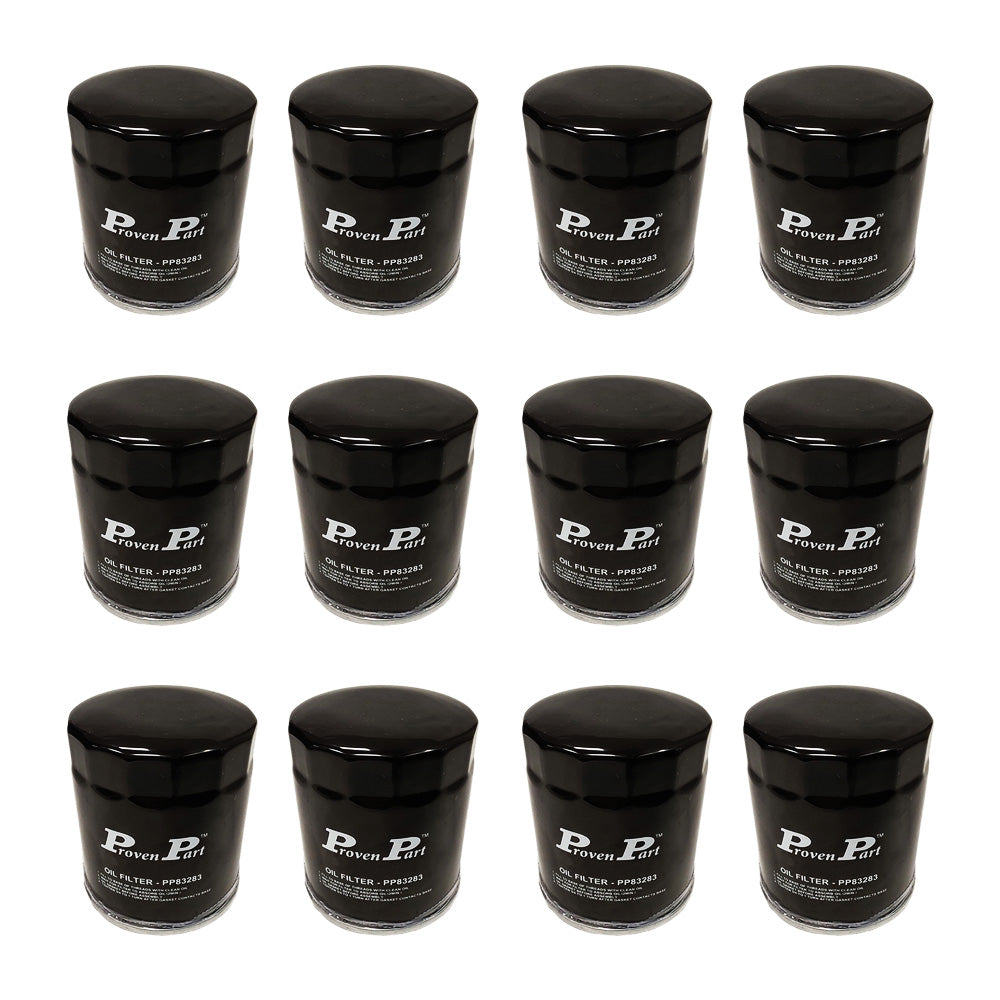 Proven Part 12 Pack Oil Filter Fits Kohler 52 .050" 02-S