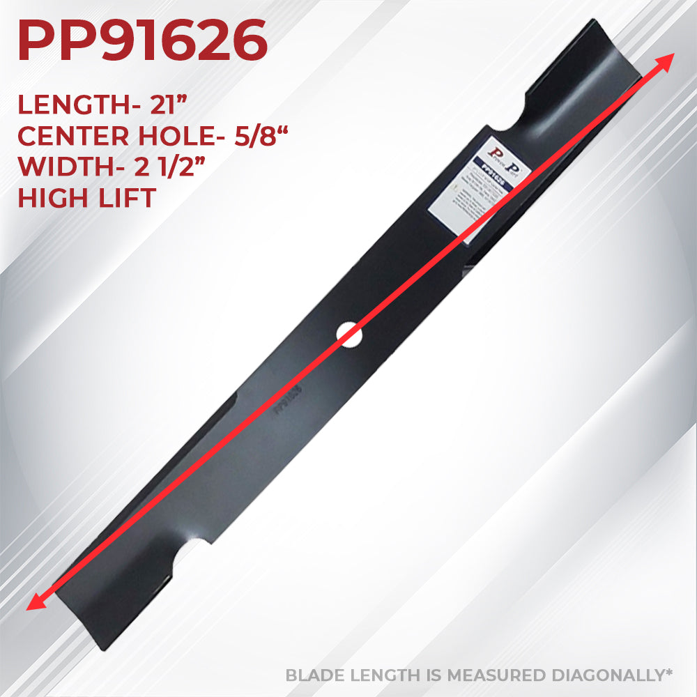 Proven Part High Lift Mower Blade Fits Scag 48111, 481708, 481712, 482787, 482879, 482881, 48304