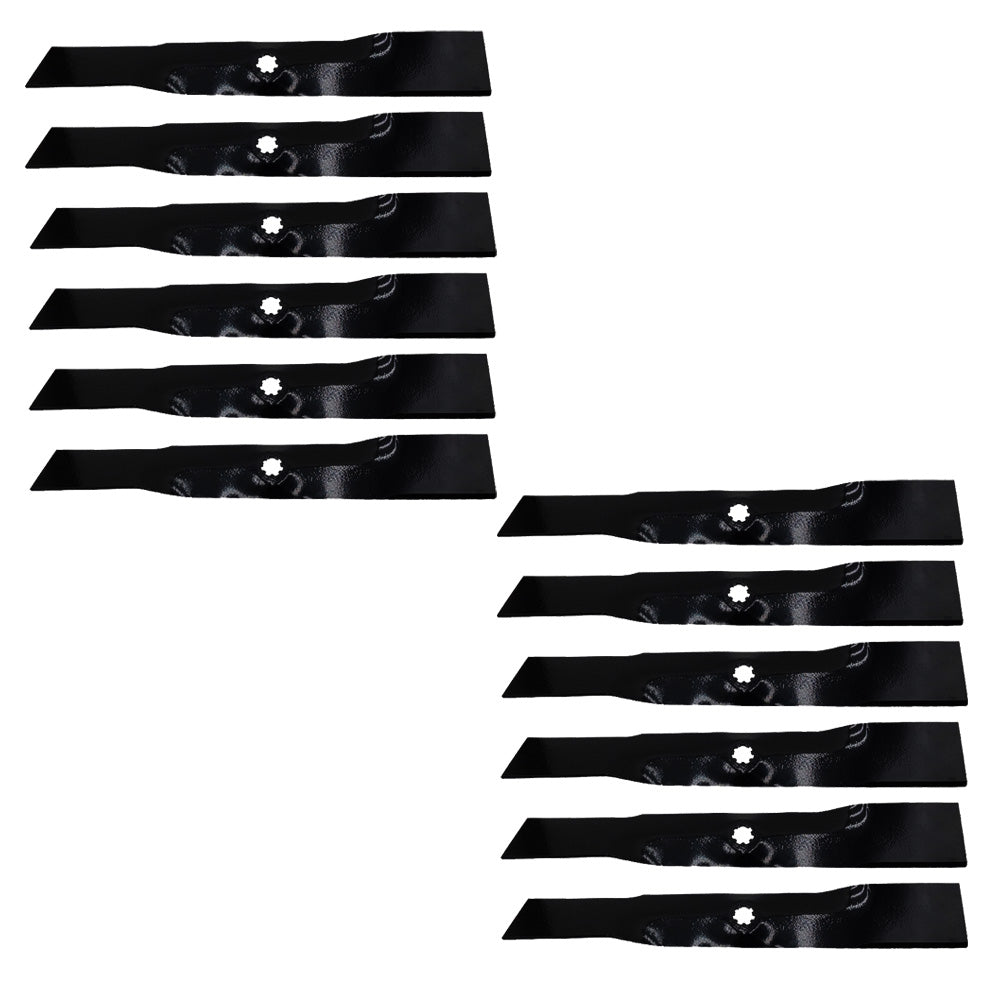12PK 54" Blades Fits Craftsman For John Deere GX21380 GY20679 GY20684 GY20686
