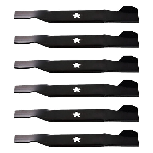 6 Mower Blades 44" Cut 130652 532130652 95-006 Fits AYP For Poulan