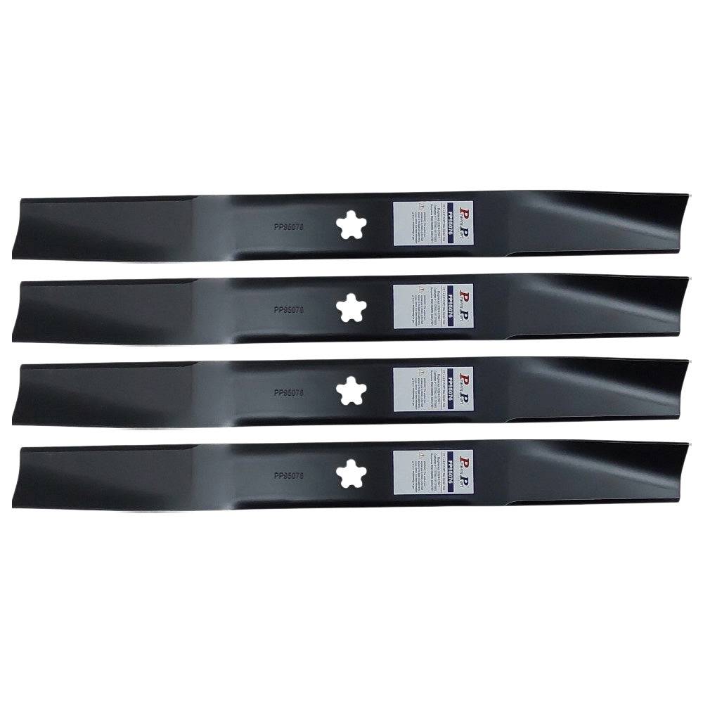 4x Proven Part Medium Lift Blade 22In Fits Husqvarna 22" Deck Walk-behind mowers: 7022, 7022F, 7022KR, 8522, HD700L, HD800HW, HD775HW, HU775AWD, HU800HW, HD600L, 7022R, HD725E, HU675AWD, HU600F