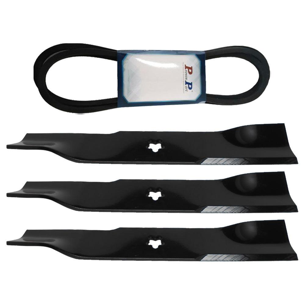 Proven Part Blades and Belt Kit Fits Husqvarna 539112078, 574845601