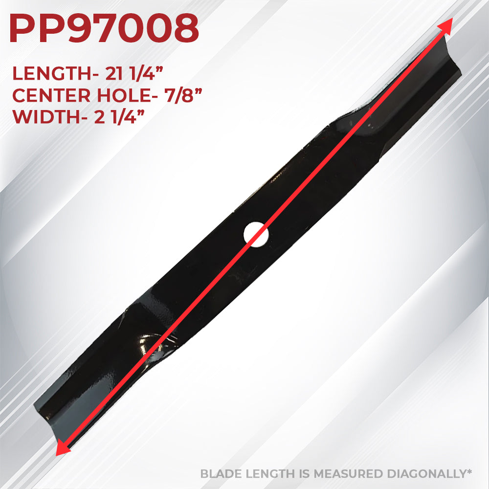 Proven Part Mower Blade 21 1/4" 7/8" Center Hole Fit Murray 095101E701