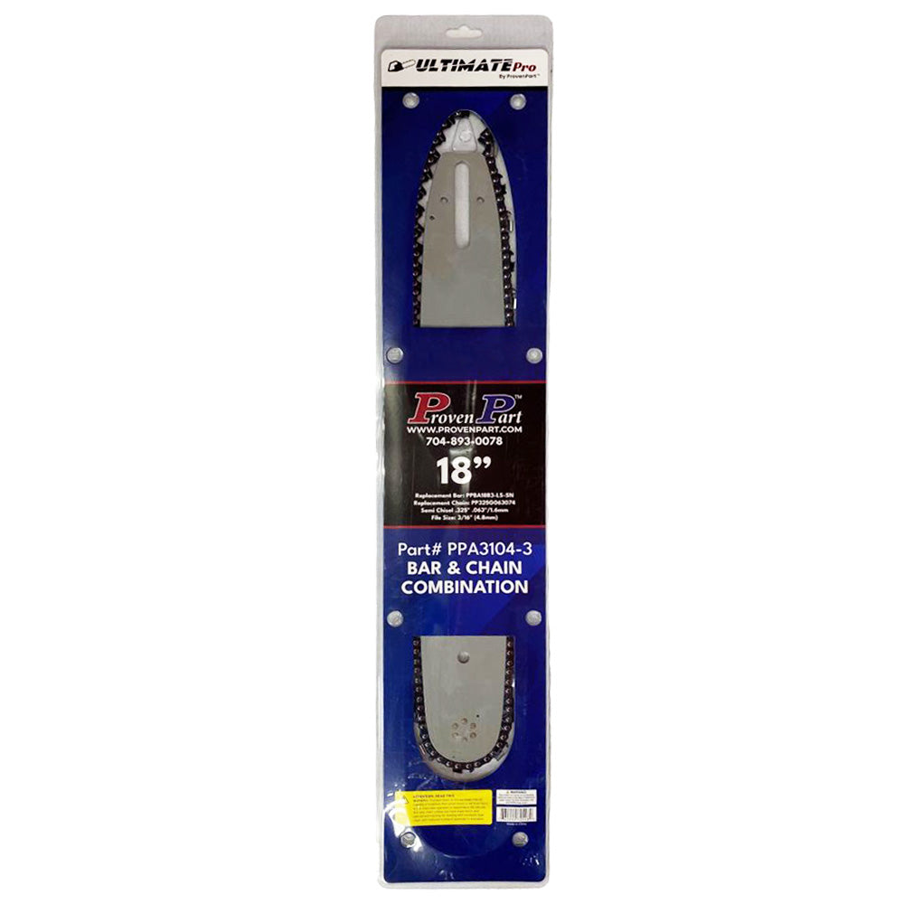 Proven Part 18" Guide Bar .325" .063" 74DL Fits Stihl MS270 36989-005-0074 26RM GM-H3D1