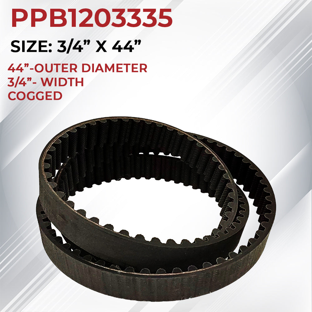 Proven Part Timing Belt (3/4 In. X 44 In.) Fits Toro 120-3335 Fits 265-610 15432